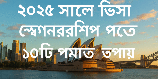 ২০২৫ সালে ভিসা স্পনসরশিপ পেতে ১০টি প্রমাণিত উপায়