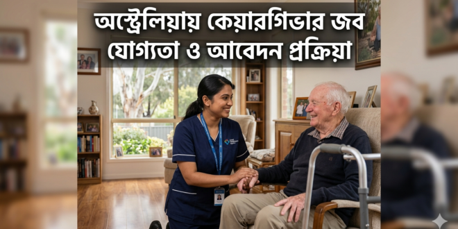 অস্ট্রেলিয়ায় কেয়ারগিভার জব যোগ্যতা ও আবেদন প্রক্রিয়া