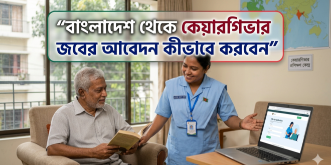 বাংলাদেশ থেকে কেয়ারগিভার জবের আবেদন কীভাবে করবেন