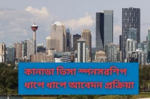 কানাডা ভিসা স্পনসরশিপ ধাপে ধাপে আবেদন প্রক্রিয়া