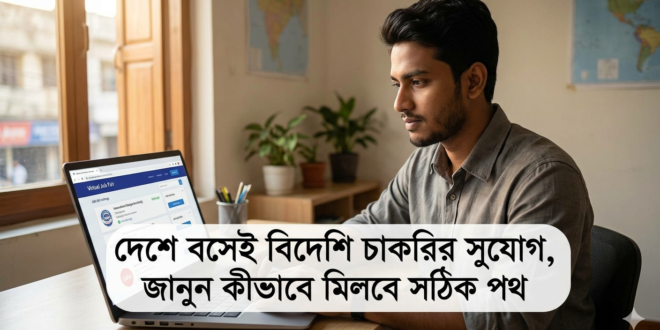 দেশে বসেই বিদেশি চাকরির সুযোগ, জানুন কীভাবে মিলবে সঠিক পথ