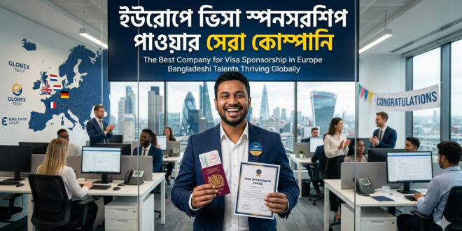 ইউরোপে ভিসা স্পনসরশিপ পাওয়ার সেরা কোম্পানি