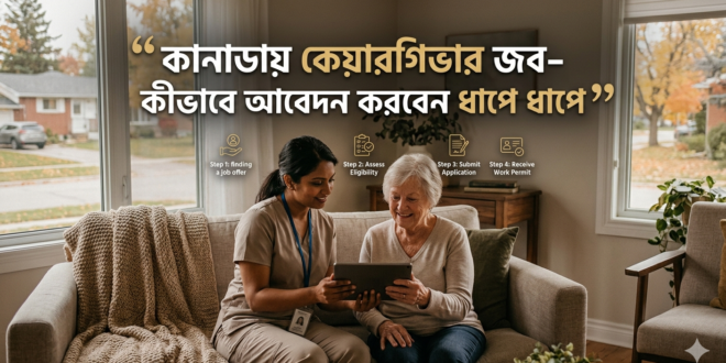 কানাডায় কেয়ারগিভার জব – কীভাবে আবেদন করবেন ধাপে ধাপে