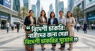 বিদেশী চাকরি নারীদের জন্য সেরা বিদেশী চাকরির সুযোগ