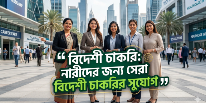 বিদেশী চাকরি নারীদের জন্য সেরা বিদেশী চাকরির সুযোগ