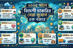 ২০২৫ সালে বিদেশী চাকরির সেরা সুযোগ এক নজরে