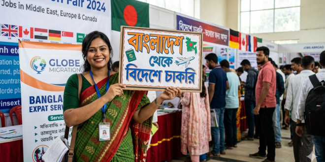 বাংলাদেশ থেকে বিদেশে কি কি ধরনের চাকরি করা যায়?