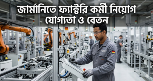 জার্মানিতে ফ্যাক্টরি কর্মী নিয়োগ যোগ্যতা ও বেতন