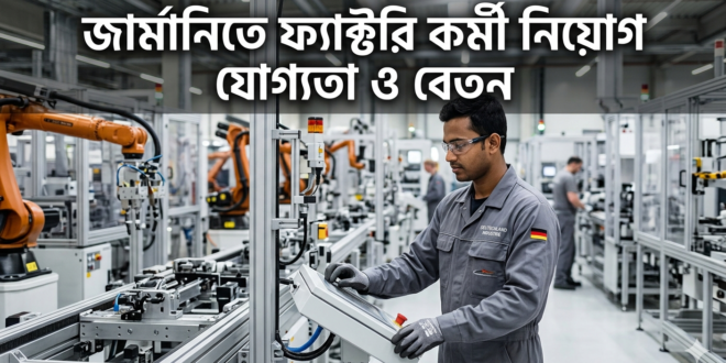 জার্মানিতে ফ্যাক্টরি কর্মী নিয়োগ যোগ্যতা ও বেতন