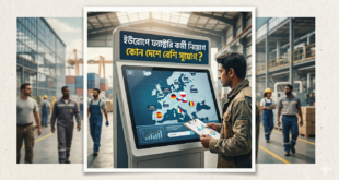 ইউরোপে ফ্যাক্টরি কর্মী নিয়োগ কোন দেশে বেশি সুযোগ?