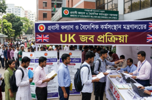 প্রবাসী কল্যাণ ও বৈদেশিক কর্মসংস্থান মন্ত্রণালয়ের UK জব প্রক্রিয়া