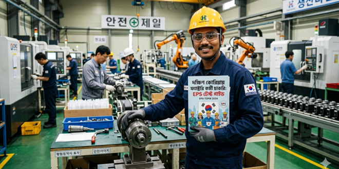 দক্ষিণ কোরিয়ায় ফ্যাক্টরি কর্মী চাকরি: EPS টেস্ট গাইড