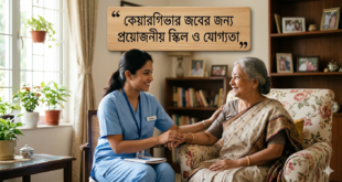 কেয়ারগিভার জবের জন্য প্রয়োজনীয় স্কিল ও যোগ্যতা