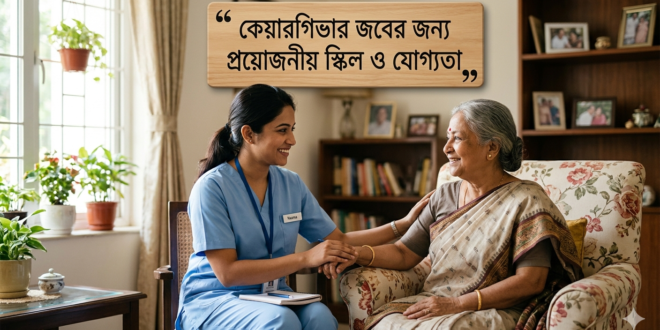 কেয়ারগিভার জবের জন্য প্রয়োজনীয় স্কিল ও যোগ্যতা