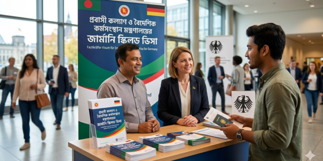 প্রবাসী কল্যাণ ও বৈদেশিক কর্মসংস্থান মন্ত্রণালয়ের জার্মানি স্কিলড ভিসা