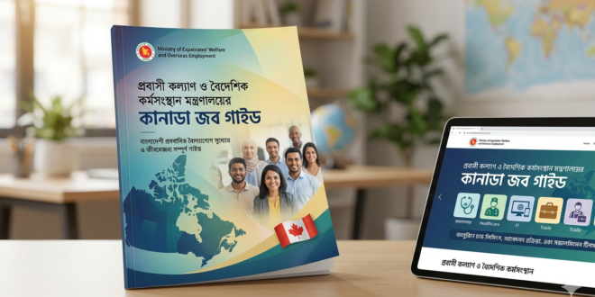 প্রবাসী কল্যাণ ও বৈদেশিক কর্মসংস্থান মন্ত্রণালয়ের কানাডা জব গাইড