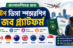 বাংলাদেশিদের জন্য টপ ভিসা স্পন্সরশিপ জব প্ল্যাটফর্ম